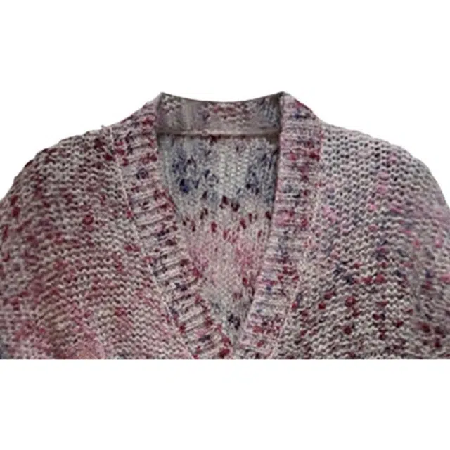 TCH Vintage Lazy Knit V-Neck Sweater