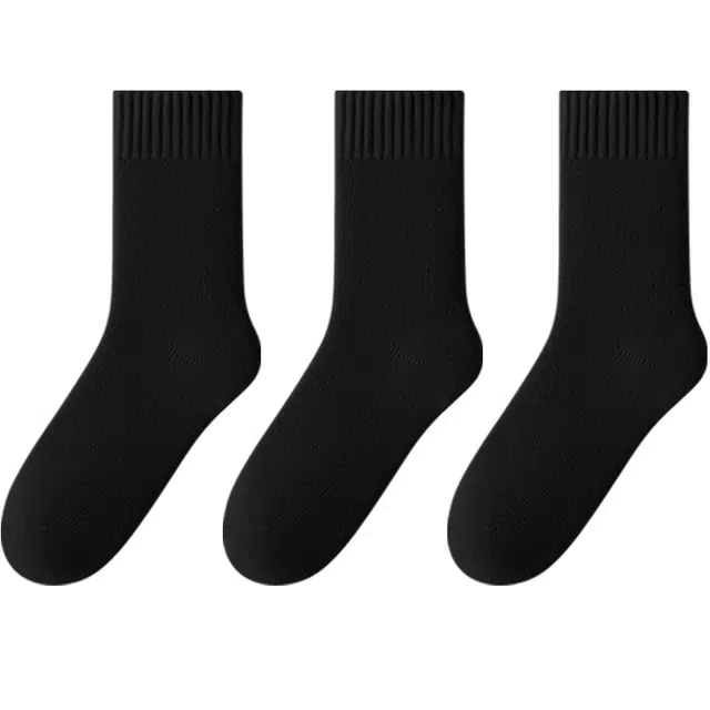 黛梦恋 羊绒袜子男士秋冬季加厚加绒保暖长袜中筒袜 女款