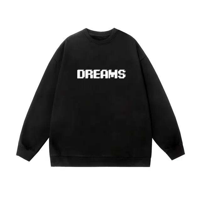 棉基因 早秋童趣撞色街头高街时尚潮牌简约潮男青少年复古男装减龄感通勤高级感韩系穿搭女士基础款无帽打底衫慵懒风女圆领卫衣 男女同款