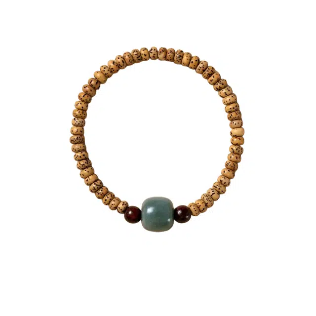 仙园韵 原生态迷你高密单圈文玩复古典雅吉祥如意精致好搭配#好运 星月菩提 手串 男女同款情侣款