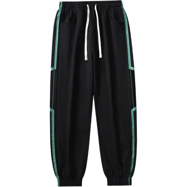 海尔斯 时尚宽松百搭简约舒适系带休闲裤 男款