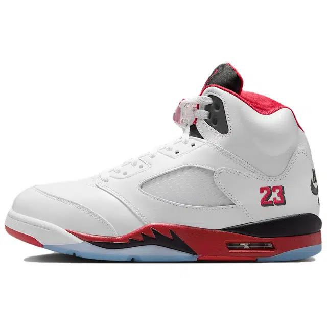 Jordan Air Jordan 5 Fire RedBlack Tongue