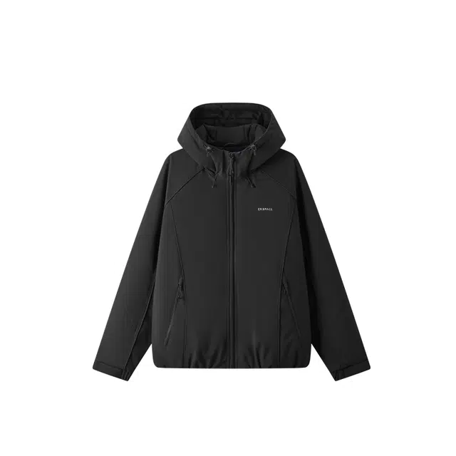 森马 商场同款男装 发热防风三防外套宽松连帽棉服 男款