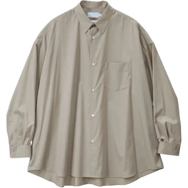 Graphpaper FW25 ALUMO for GP LS Oversized Regular Collar Shirt