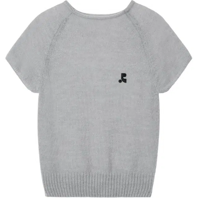 RestRecreation FW25 RAGLAN HALF SLEEVE KNIT TOP