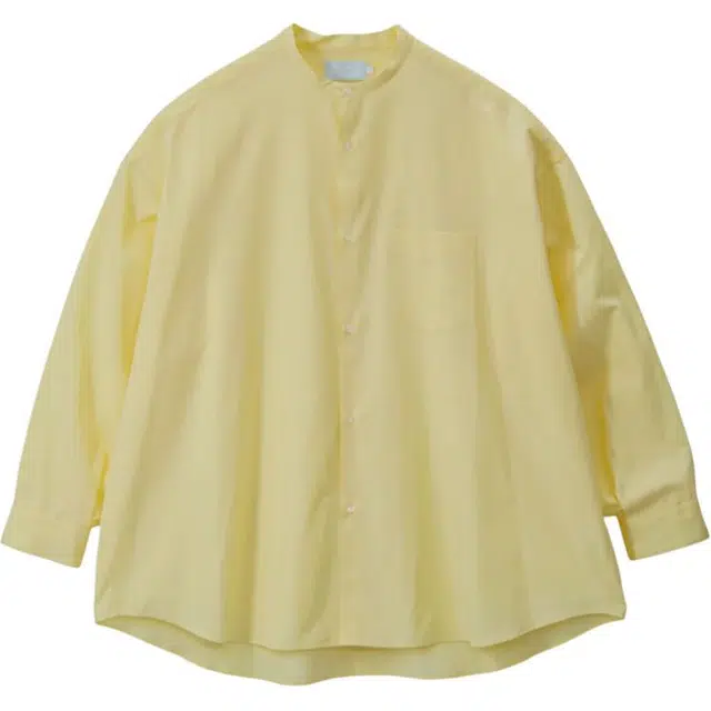 Graphpaper FW25 ALUMO for GP LS Oversized Band Collar Shirt