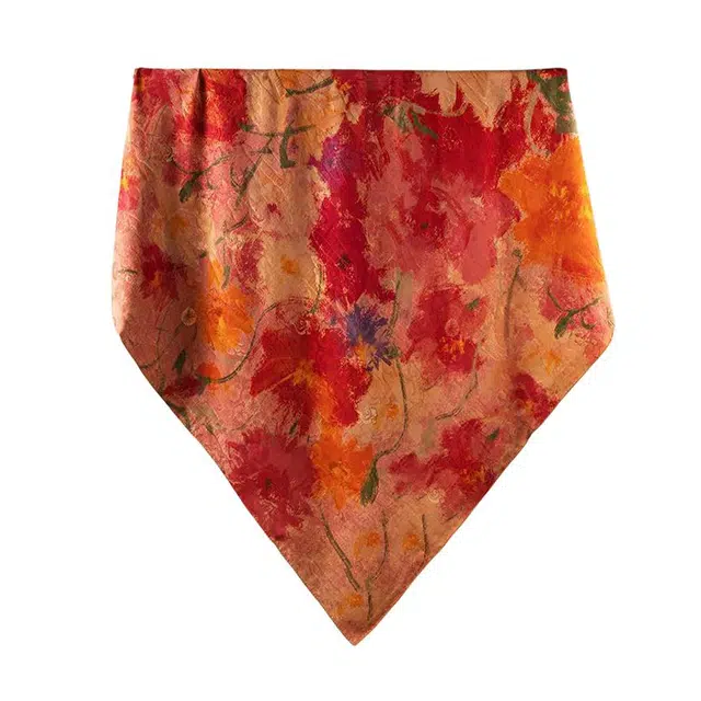 上海故事 印花香云纱优雅独特时尚 桑蚕丝 丝巾 女款