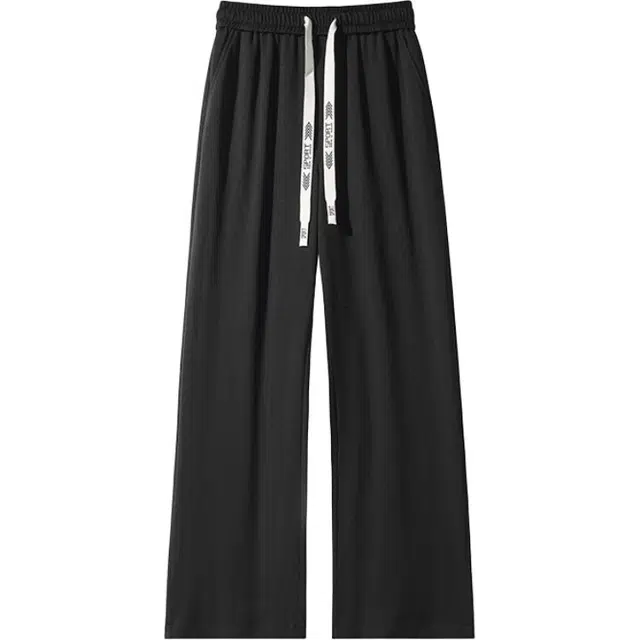 海尔斯 简约百搭直筒美式高街舒适中腰宽松系带休闲裤 男款