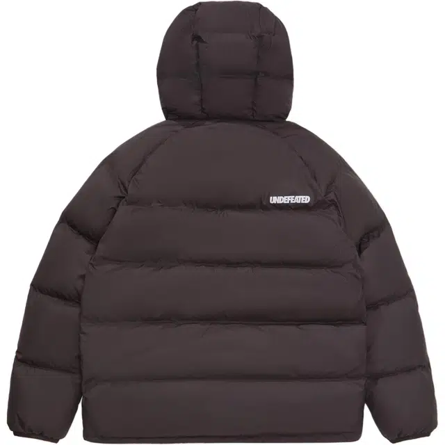 UNDEFEATED FW25 Striped Logo Zipper Down Jacket