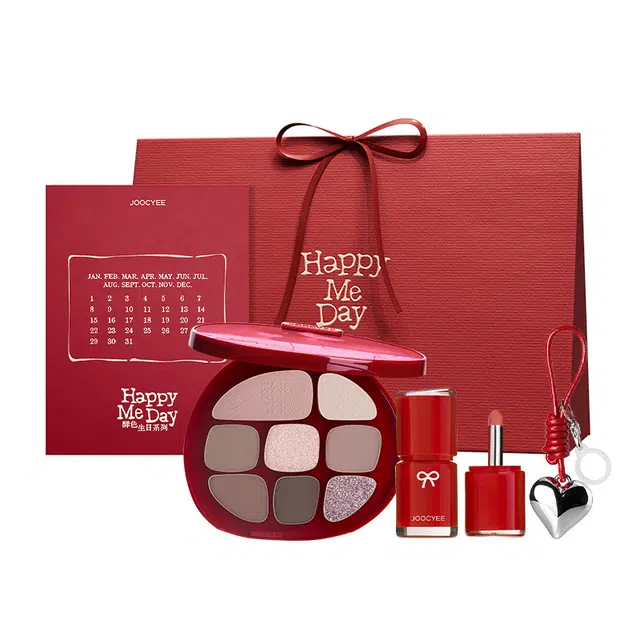 酵色 礼盒多用霜/八色眼影盘/粉雾口红 易上色自然持久哑光雾面气色