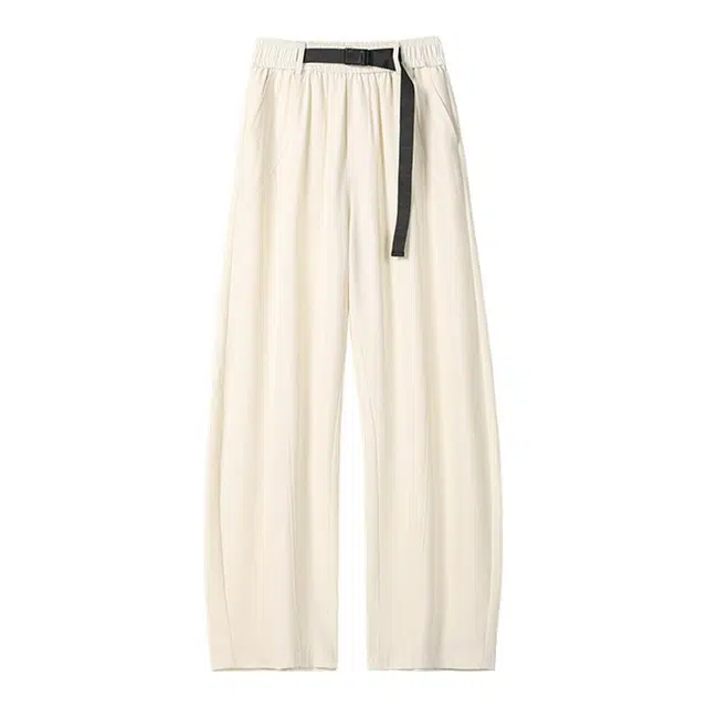 海尔斯 美式弯刀长裤冰丝时尚简约百搭休闲裤 男女同款