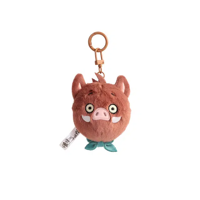 心水好物 浪浪山小妖怪小团子圆形书包背包配饰 聚酯纤维 挂件 男女同款情侣款