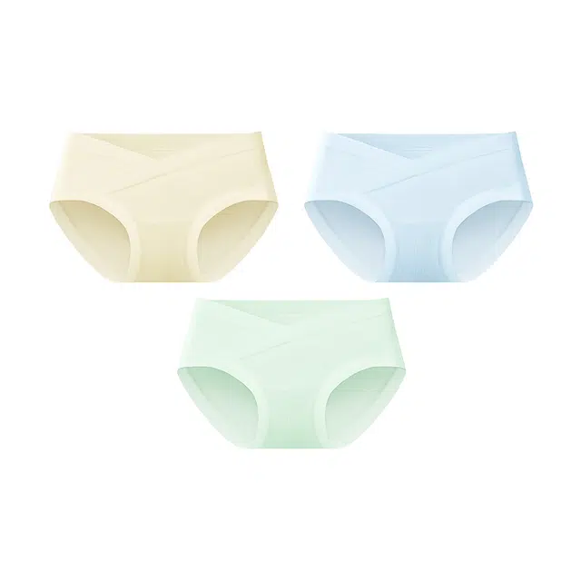 慕梵度 无痕孕妇裤抑菌档不勒腰托腹三角内裤 女款