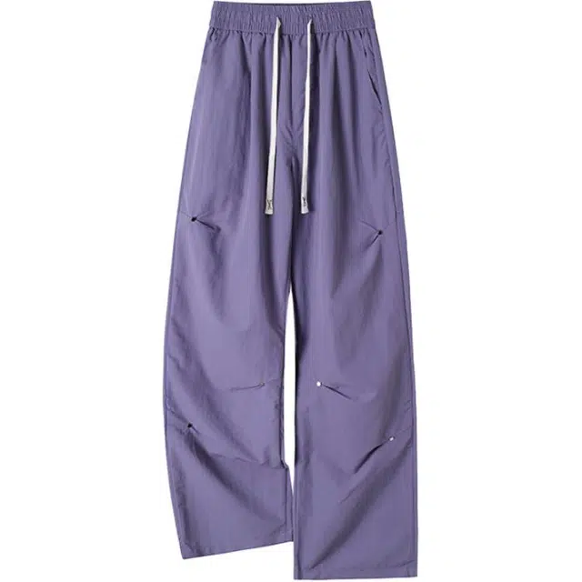 海尔斯 高街运动直筒纯色宽松休闲裤 男款