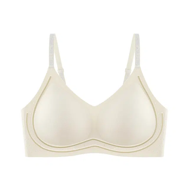 慕梵度 凉感果冻条无痕性感内衣女小胸聚拢上托防下垂软支撑无钢圈固定杯舒适透气文胸 女款