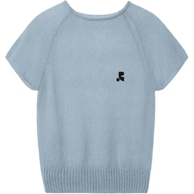 RestRecreation FW25 RAGLAN HALF SLEEVE KNIT TOP