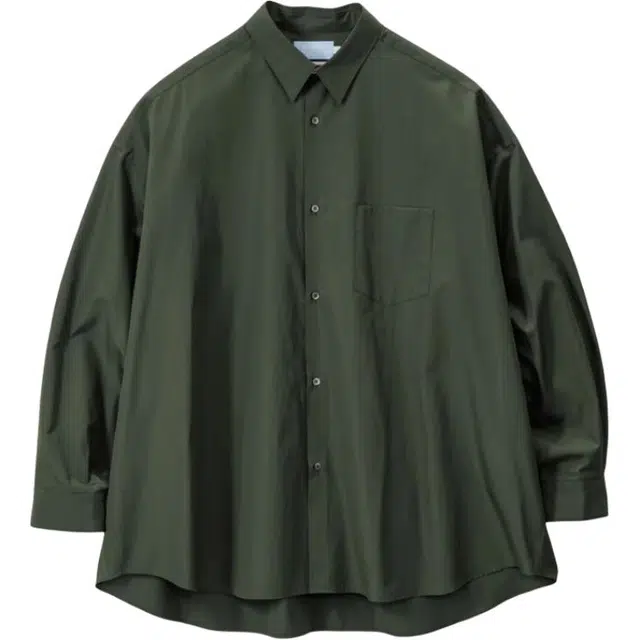 Graphpaper FW25 ALUMO for GP LS Oversized Regular Collar Shirt