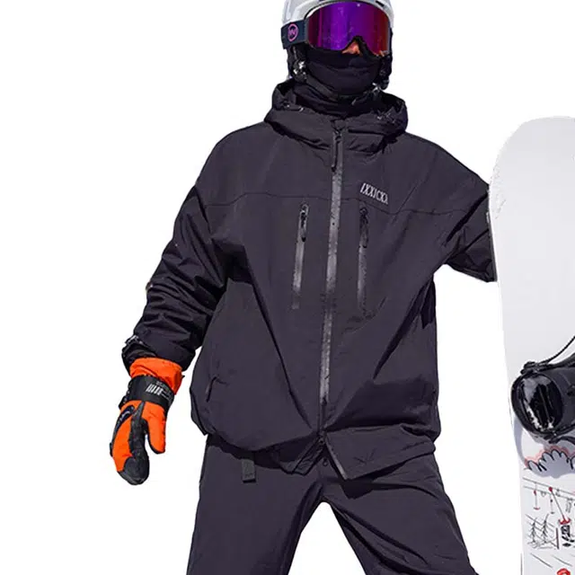 艾梵斯贝 户外山系轻量城市机能登山徒步露营运动防风防水宽松舒适百搭潮流连帽中性耐磨加厚情侣款滑雪服夹克 男女同款