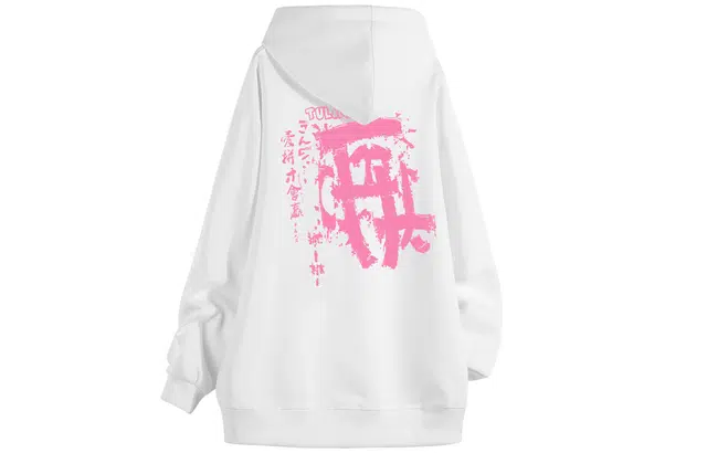 图兰朵 美式连帽套头印花长袖百搭时尚高街休闲舒适宽松卫衣 男女同款