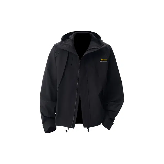 普鲁士多特蒙德 美式中性风户外登山服冲锋衣连帽工装外套夹克 男女同款