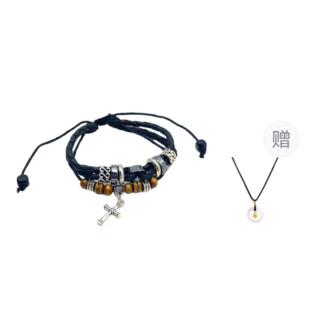 灵晔 新中式招财 复古波西米亚风 轻奢小众高级感出街上学百搭文玩好运 吉星高照大展宏图 考试考研成功上岸 柴木 手串 男女同款情侣款