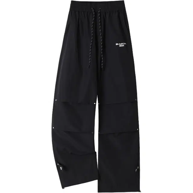 海尔斯 潮流美式高街舒适中腰直筒宽松系带休闲裤 男款