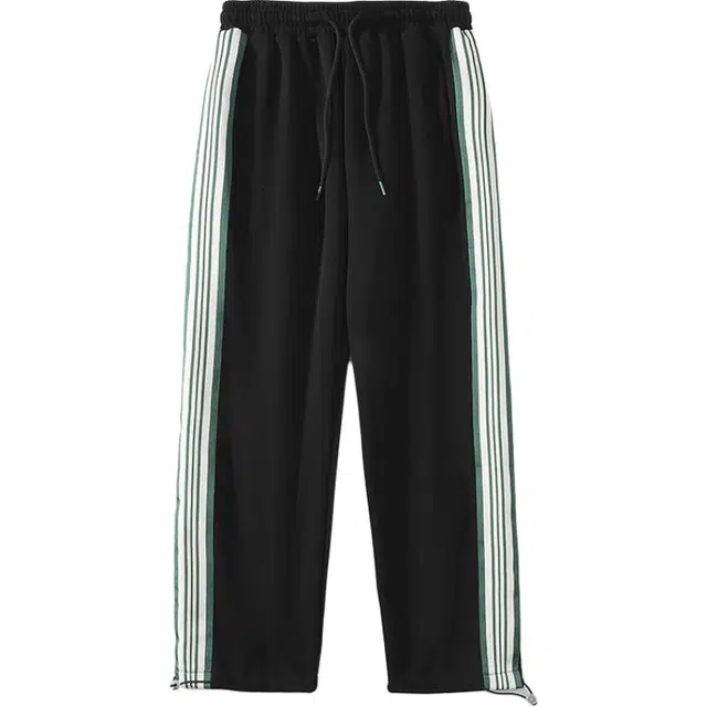 海尔斯 织带春季男士喇叭裤长裤日系休闲裤 男款