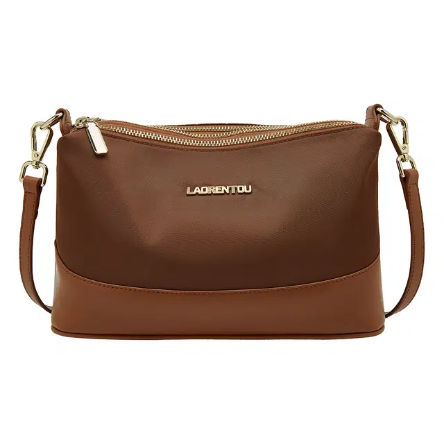 老人头 潮流百搭 牛皮 单肩包 女款 深棕色