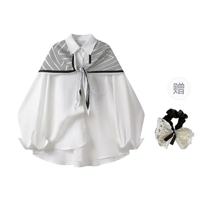 涂诗菲 百搭简约舒适时尚长袖衬衫 女款