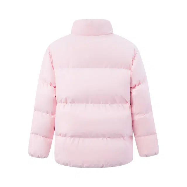 李宁儿童羽绒服 网球 鸭绒舒适保暖立领防风短款宽松 儿童款