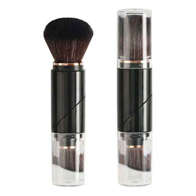 格安诺  二合一魔方伸缩刷腮红化妆刷便携式美妆工具粉底腮红刷 修容柔软