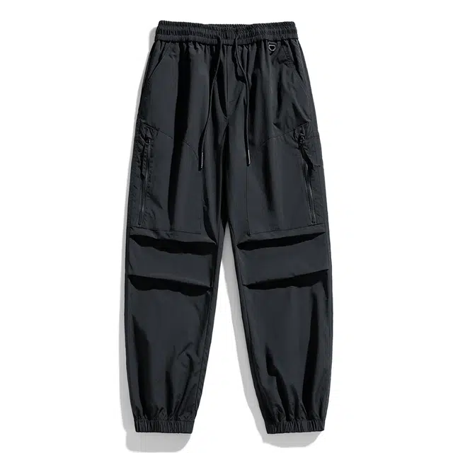 海尔斯 百搭户外束脚运动宽松休闲裤 男款