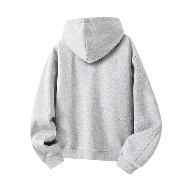 寻星记 时尚复古潮流百搭连帽开衫卫衣 男女同款