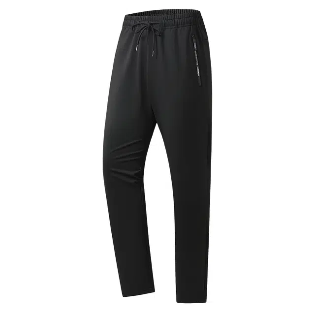 海尔斯 百搭户外纯色中腰束脚系带休闲裤 男款