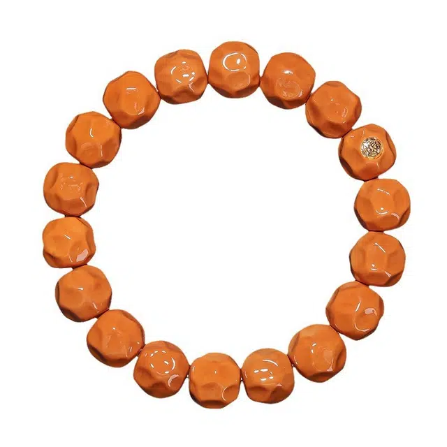 茂琼 新中式国潮国风复古潮流精致转运纳福文化气息佛珠念珠文玩高级感盘玩#好运 猴头核桃 手串 男款