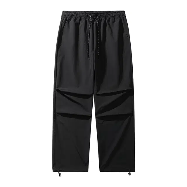 海尔斯 户外森系防风春秋款防水运动宽松休闲裤 男女同款