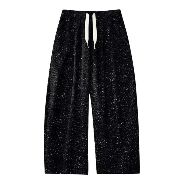 海尔斯 卫裤时尚斜条纹宽松百搭简约休闲裤 男款