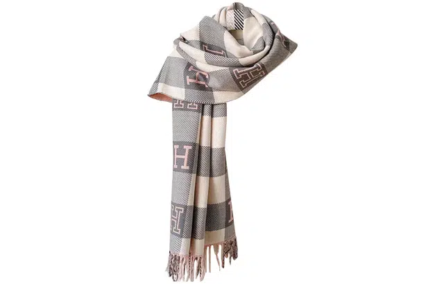 优幽兰 韩系美拉德格子加厚英伦风女百搭高级感秋冬季保暖拼色流苏围脖学生复古氛围感穿搭 聚酯纤维 绒线围巾 女款