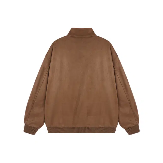 哲源 美式复古飞行员工装上衣格子拼接麂皮绒立体刺绣设计感潮牌百搭舒适休闲夹克外套 男女同款