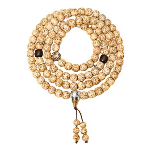 茂琼 多圈叠戴佛珠文玩摩登复古转运好运国风小众设计独特典雅精致高级感串珠 星月菩提 手串 男女同款情侣款