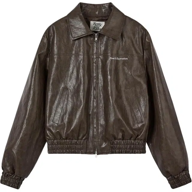 RestRecreation FW25 FAUX LEATHER BLOUSON