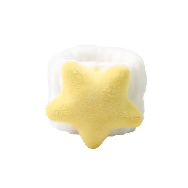 前方大荒野 毛绒星星束发萌趣可爱卡通风格甜美小清新精致时髦防水洗脸#好运 棉麻 发带 女款