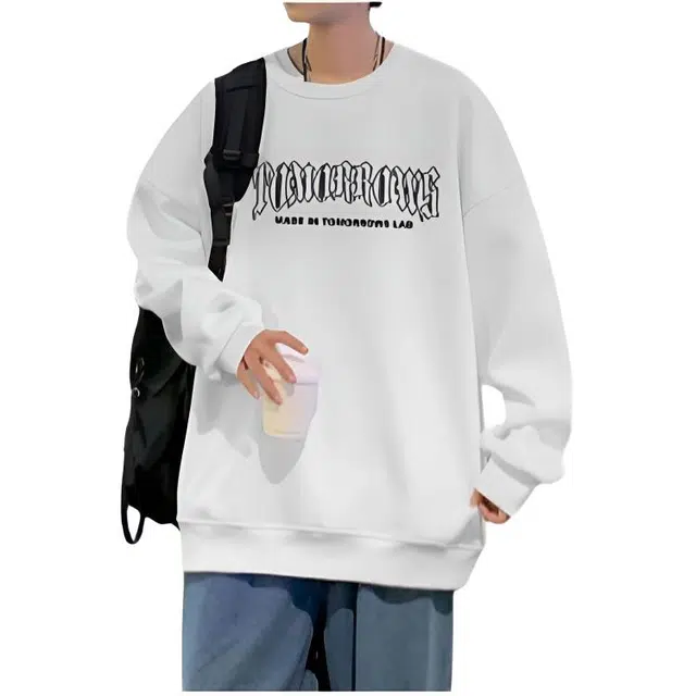 木木兔 美式高街重磅轻奢男生长袖外套秋冬情侣款潮流穿搭男款早秋百搭秋季衣服国潮时尚宽松无帽上衣卫衣 男女同款