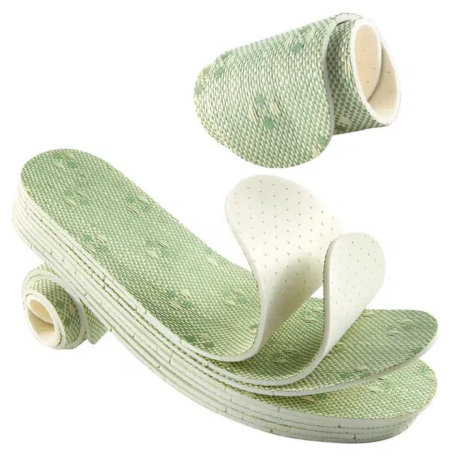 足印部落 洞洞鞋配饰凉感亚草乳胶光脚神器 鞋垫 男女同款情侣款