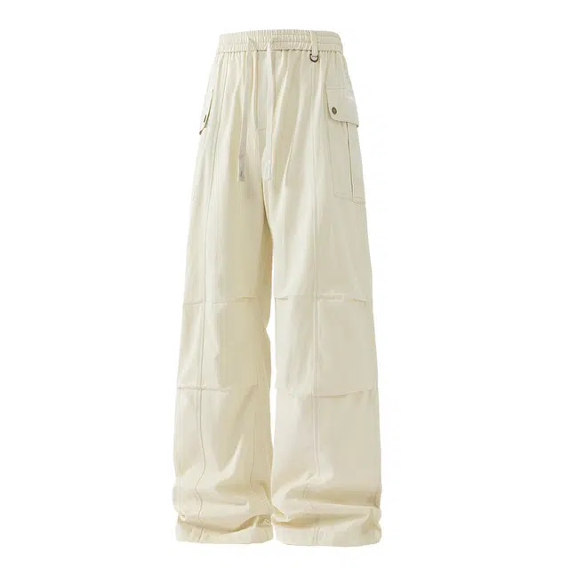 海尔斯 伞兵美式褶皱宽松休闲裤 男款