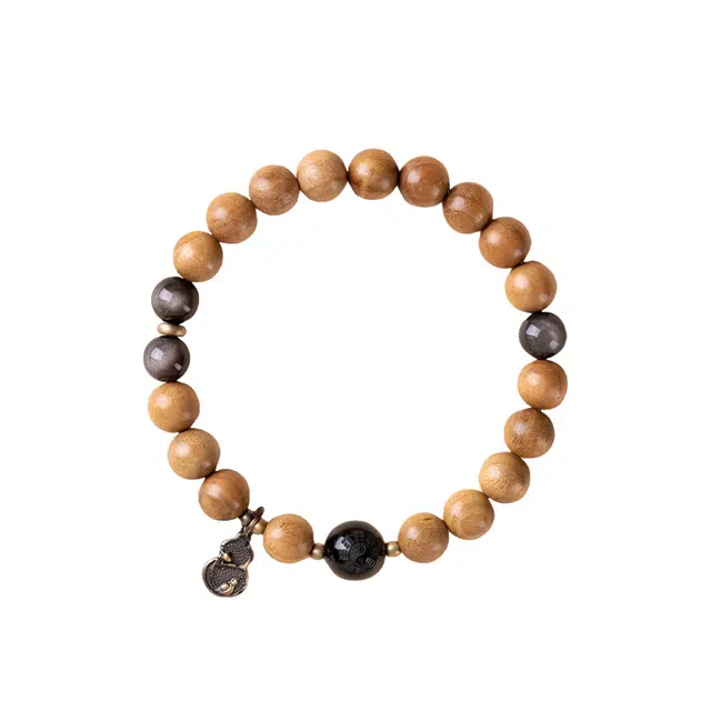 仙园韵 福禄相随 好运常伴新中式复古葫芦转运饰品文玩 桃木 手串 女款