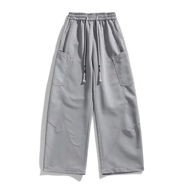 海尔斯 弯刀直筒宽松舒适休闲裤 男款