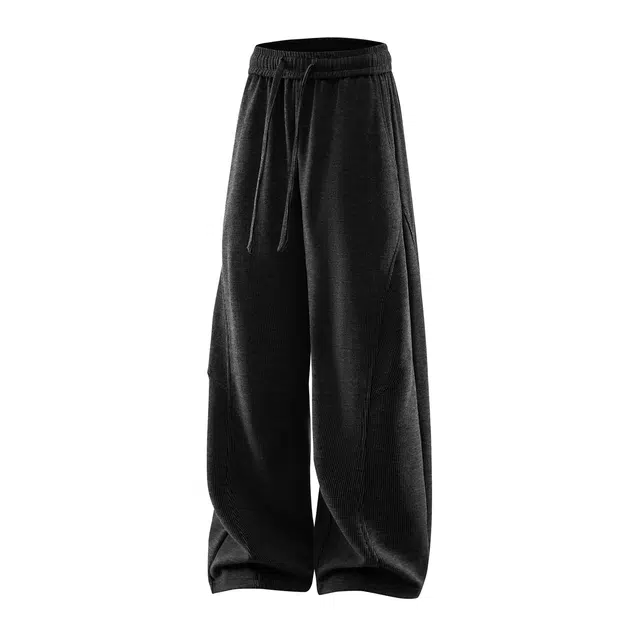 海尔斯 简约百搭美式高街中腰直筒系带休闲裤 男款