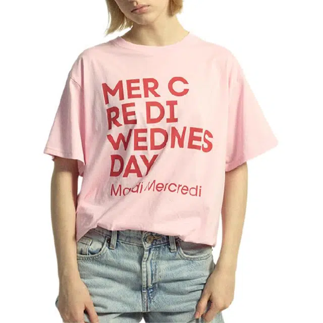 MARDI MERCREDI TSHIRT DU MERCREDI_LIGHTPINK FW25T