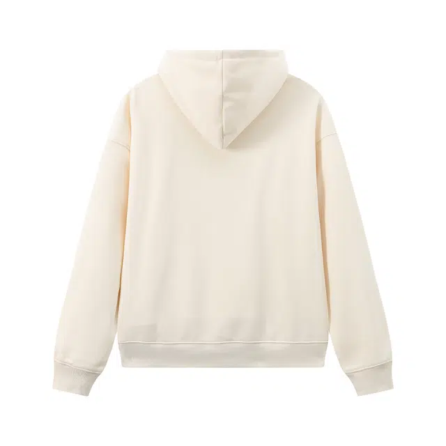 江南先生 线条感宠物图案基础织带拼接插肩袖字母排版宽松百搭卫衣 男女同款